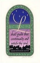 Isaiah 58:11 KJV, Print Only 6" x 9"