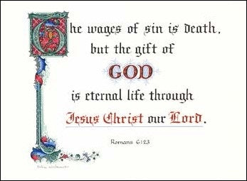 Romans 6:23 KJV